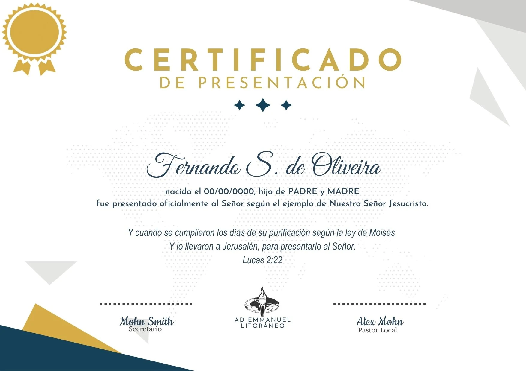 Certificado de Honra