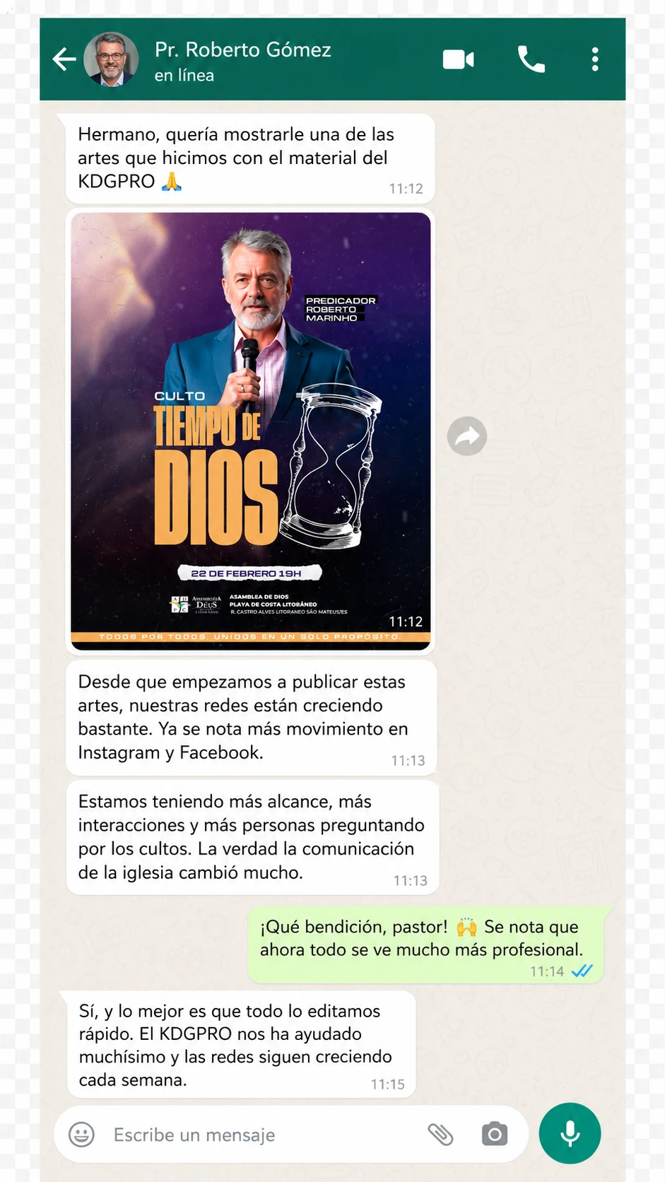 Testimonio de pastor 3 — KDGPRO