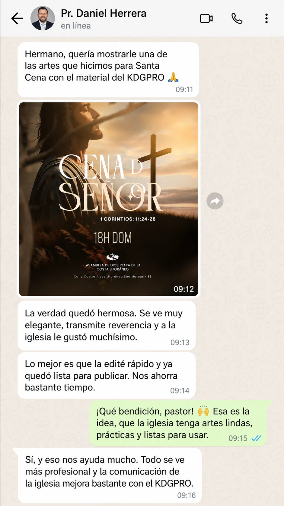 Testimonio de pastor 5 — KDGPRO